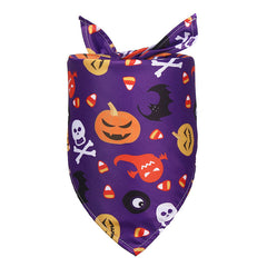 Halloween Dog Saliva Towel Triangular Binder Pet Scarf