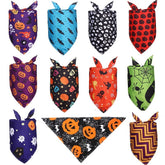 Halloween Dog Saliva Towel Triangular Binder Pet Scarf