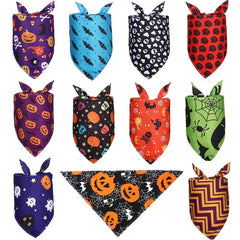Halloween Dog Saliva Towel Triangular Binder Pet Scarf