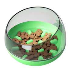 Pet Slow Food Bowl, Cat And Dog Entertainment And Play Space Capsule