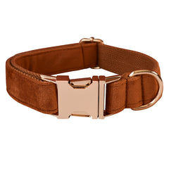 Ancient Pottery Velvet Dog Leash Pet Neck Collar