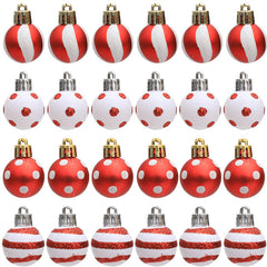 Mini painted Christmas balls