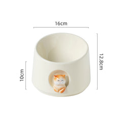 Protect Cervical Vertebrae Cat Food Bowl Dog Double