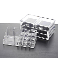 Acrylic Drawer Type Desktop Cosmetic Organizer Anti-dust
