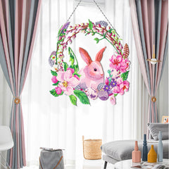 Handmade DIY Diamond Painting Cartoon Easter Bunny