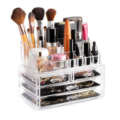 Acrylic Drawer Type Desktop Cosmetic Organizer Anti-dust