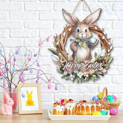 Easter Rabbit Garland Door Plate Pendant