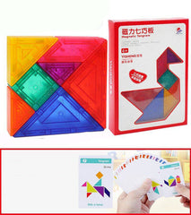 Children's Toy Tangram Magnetic Puzzle