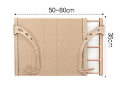 Multifunction Home Balcony Hanging Hanger Shelf Adjustable Foldable Clothes Shoes Drying Rack Holder Storage Organizer Shoe Rack