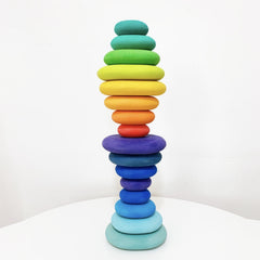 Rainbow building blocks toy