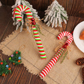 Candy Christmas Cane Red and White Cane Hook Decoration Christmas Tree