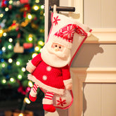 Christmas Socks Gift Bag Christmas Decorative Socks Christmas Eve Christmas Gift Children's Christmas Tree Pendant Candy Bag