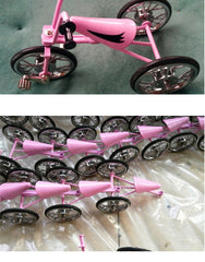 Simulation bicycle model assembled toy