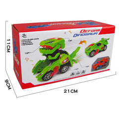 Electric dinosaur deformation toy