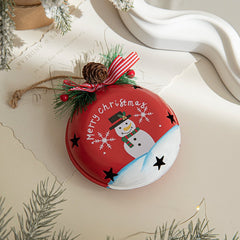 Painted Iron Bell Pendant Christmas Ornament Pendant Shop Decoration Christmas Tree Scene Arrangement