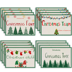 Christmas linen placemats holiday party decorations insulation mats linen Christmas tree printed coasters