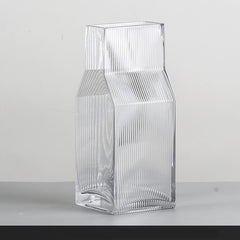 Ornaments Porch Flower Arrangement Transparent Glass Vase Dried Flower Vase Decoration