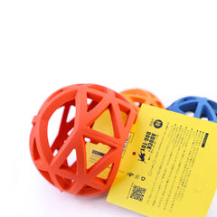 Dog rubber food-induced bouncy ball leakage hollow ball