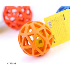 Dog rubber food-induced bouncy ball leakage hollow ball