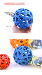 Dog rubber food-induced bouncy ball leakage hollow ball
