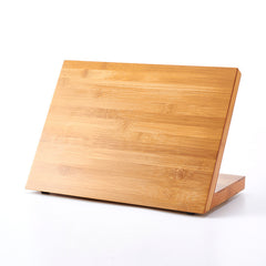 Creative Wooden Knife Guard Holder Organizer with Powerful Magnet for Kitchen