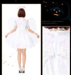 Demon Cosplay Costume With Wings Short Skirt