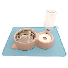 Dog Bowl Cat Bowl Double Bowl Automatic Drinking