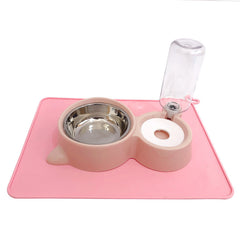 Dog Bowl Cat Bowl Double Bowl Automatic Drinking