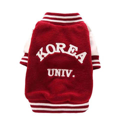 Korea Uni Dog Sweater, Yonsei Uni Dog Vest, French Bulldog Vest, English Bulldog Vest, Dog Clothes