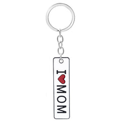 Double-Sided Lettering Dripping Oil I Love Mom Mother's Day Gift