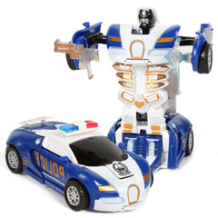 Children's Toy Car Collision Deformation
