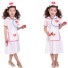 Child Pretty Little Nurse In Costume