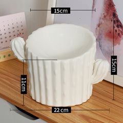 Cat Bowl Ceramic Protecting Cervical Spine High-footed Dog Bowl Dog Rice