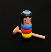 Immovable Tumbler Magic Stubborn Wood Toy Funny Unbreakable Toy Magic Tricks