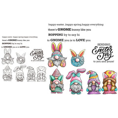 Easter Cute Rabbit Silicone Handmade Transparent Seal DIY Album Diary Decoration