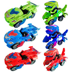 Electric dinosaur deformation toy