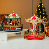 Xmas carousel ornaments, music box