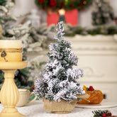 Christmas decoration creative simulation snow Christmas tree mini small tree desktop decoration Christmas spray snow small tree