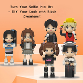 DIY Photo Block Toy Model – Personalized Building Block Figures