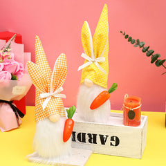Easter Decorations Radish Rabbit Doll Window Home Ornaments