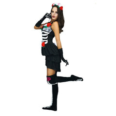 Halloween Women's Undead Ghost Bone Costume