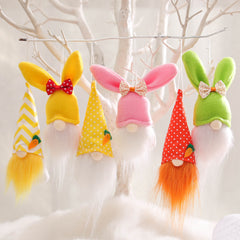 Easter Decoration Faceless Bunny Doll Pendant