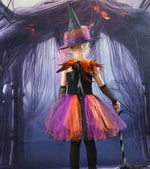 Halloween Children's Costume Witch Cosplay Clothes