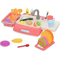 Kitchen simulation dishwasher toy