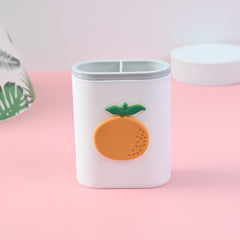 Cartoon Pen Holder Student Stationery Desktop Organizer