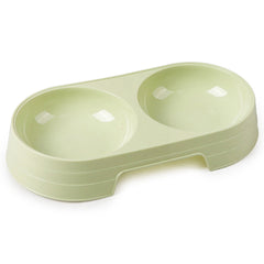 Cat bowl dog bowl drinking water double pet bowl