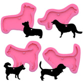 Dog Fondant Baking Cake Soft Pottery Keychain Epoxy Mould