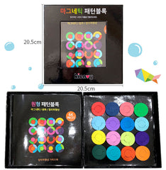 Magnetic patch jigsaw puzzle toy