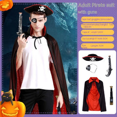 Halloween Costume Play Vampire Suit