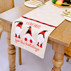 Christmas Decoration Faceless Elderly Table Flag Snowflake Tablecloth Creative European Christmas Tea Table Decoration Meal Mat